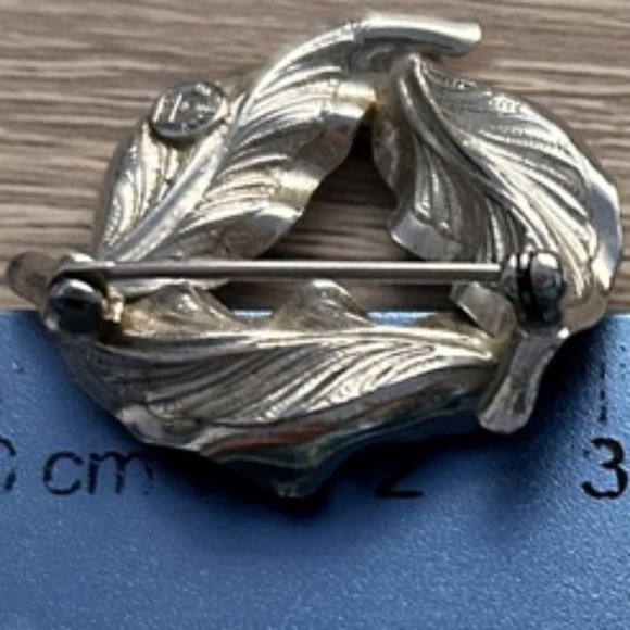 Sterling Silver Leaf Brooch - Picture 5 of 6